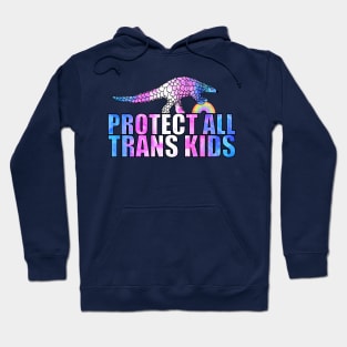 Protect Trans Kids Says The Pangolin Hoodie